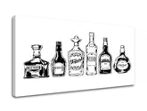 Immagine a parete con testo DRINKS XOBTEX068E1 30X60 cm